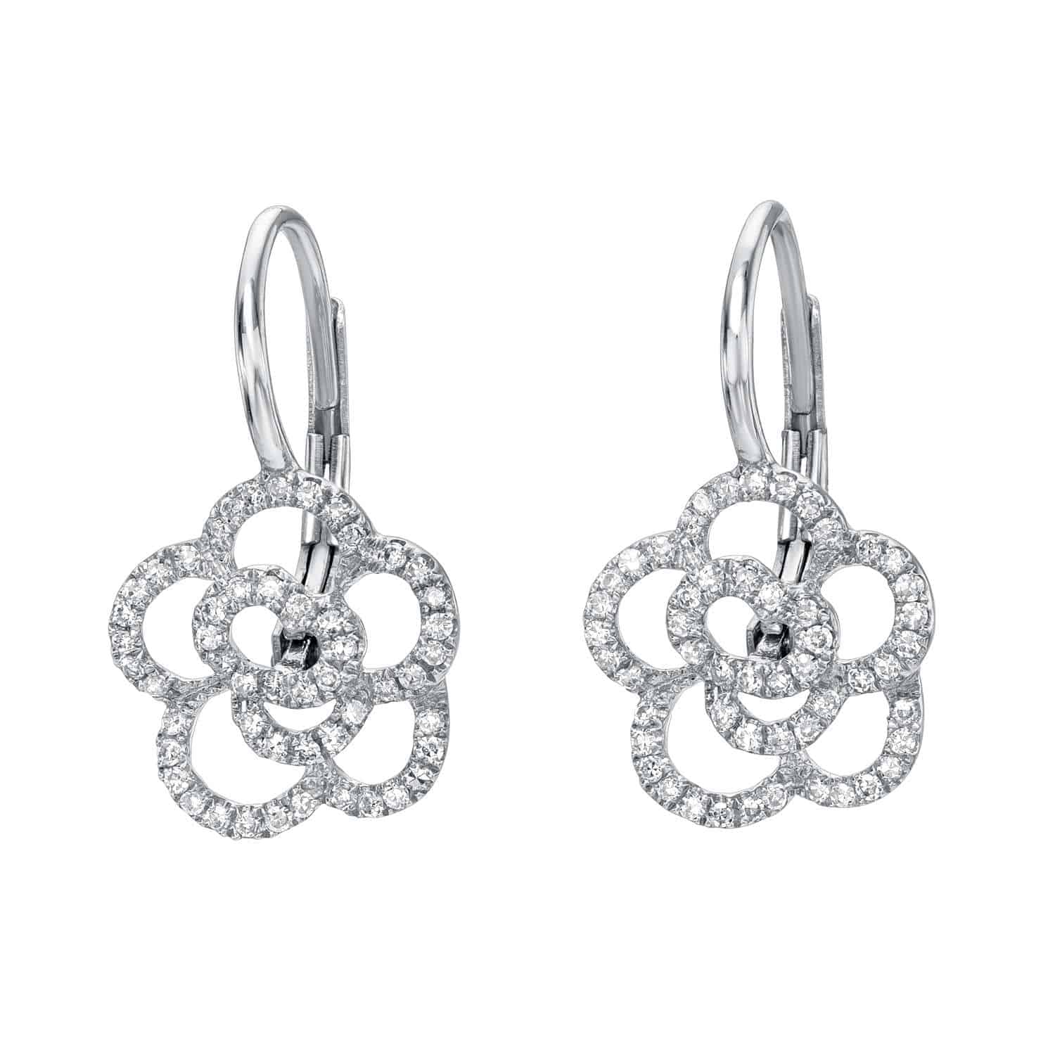 Large Diamond Rosie Earrings