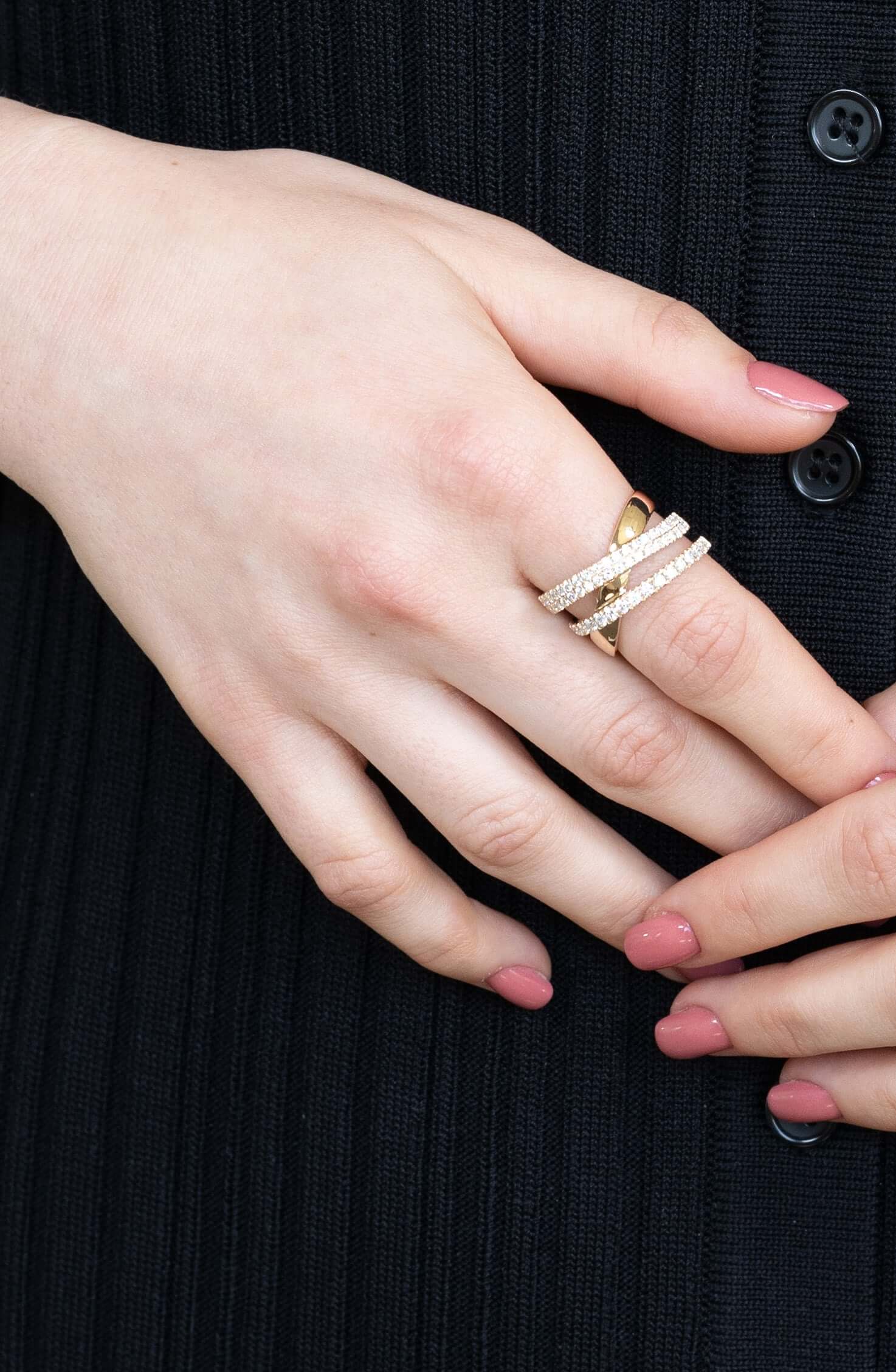Diamond Bridge Ring