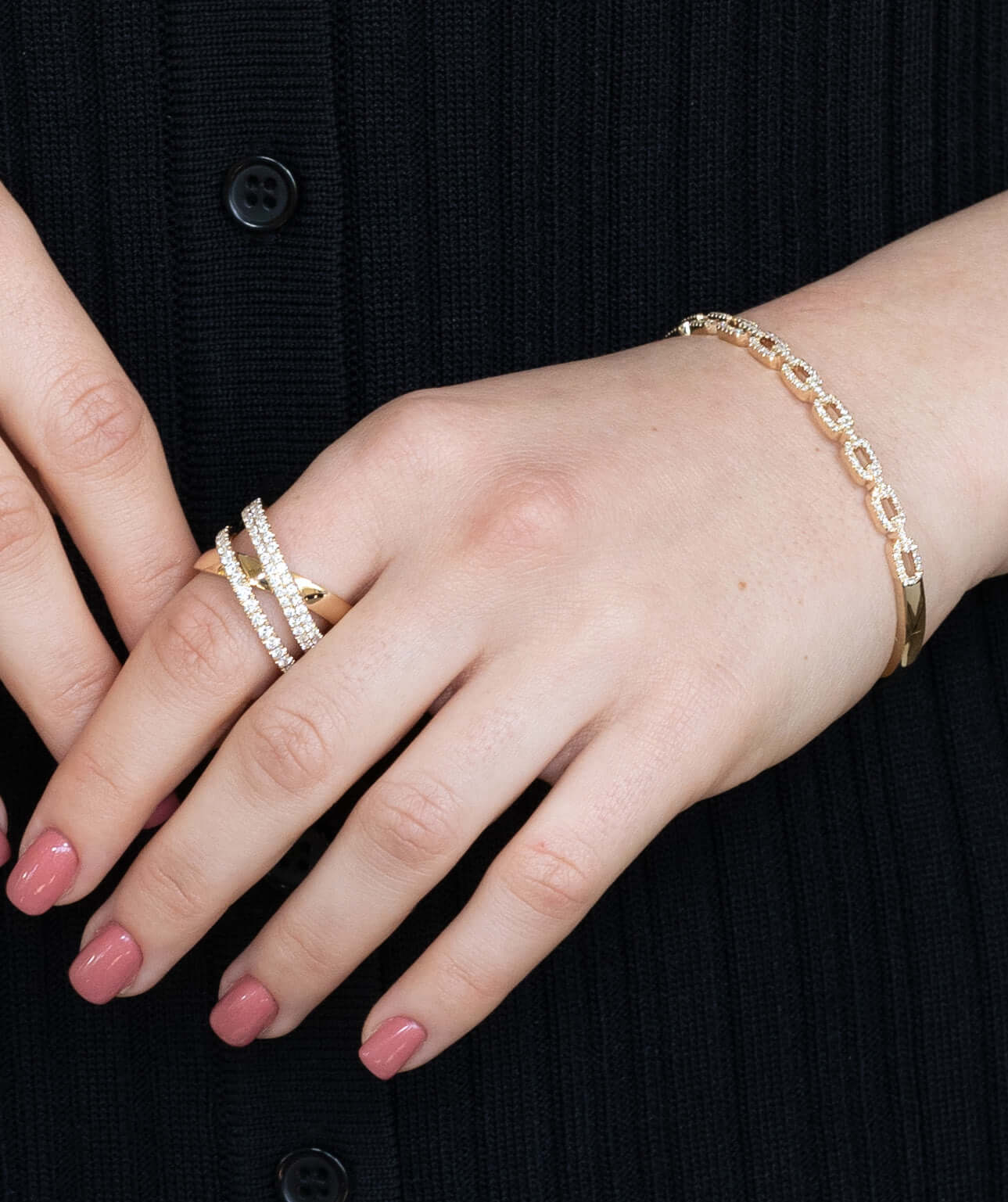Diamond Bridge Ring