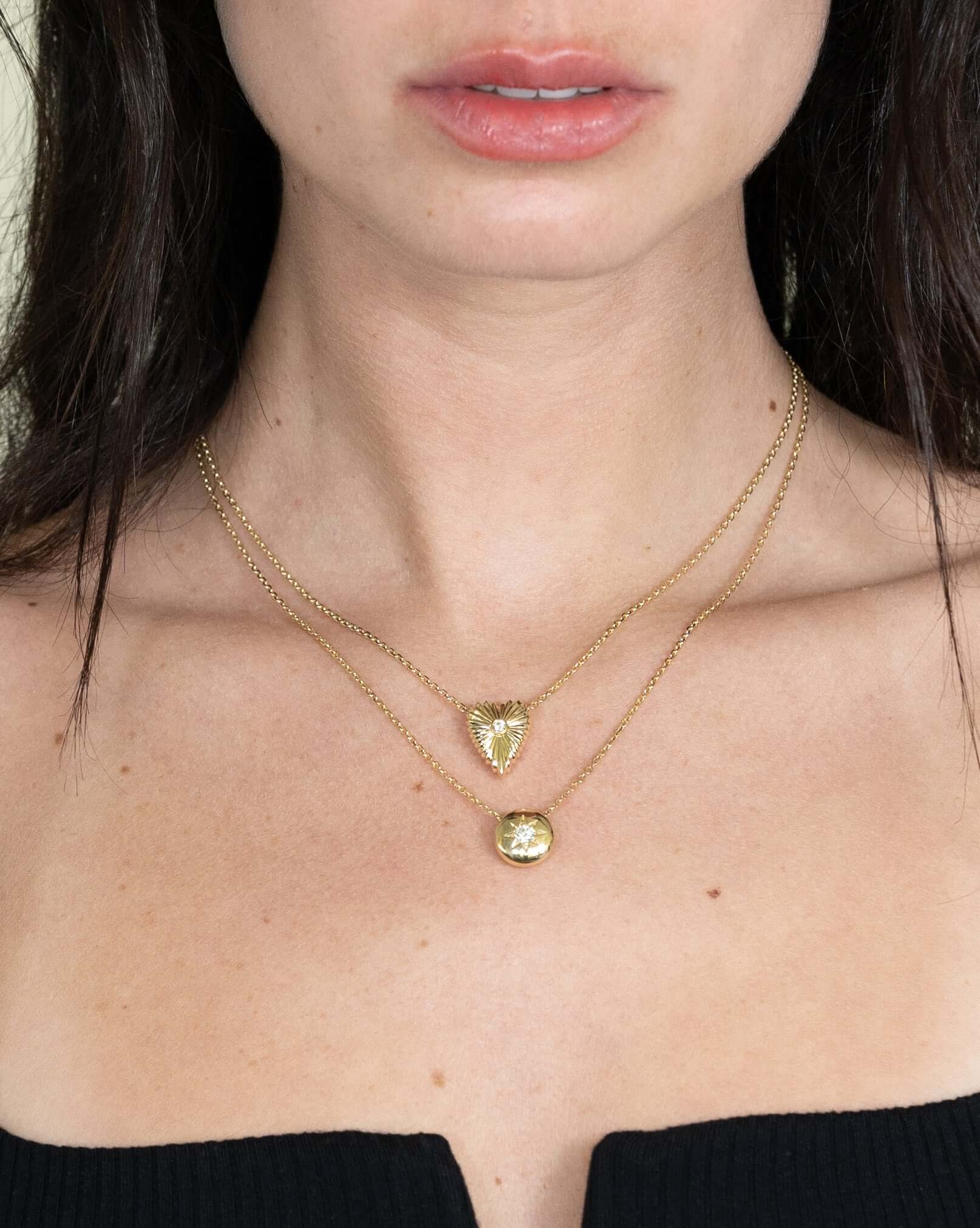 Diamond Star Ariel Necklace
