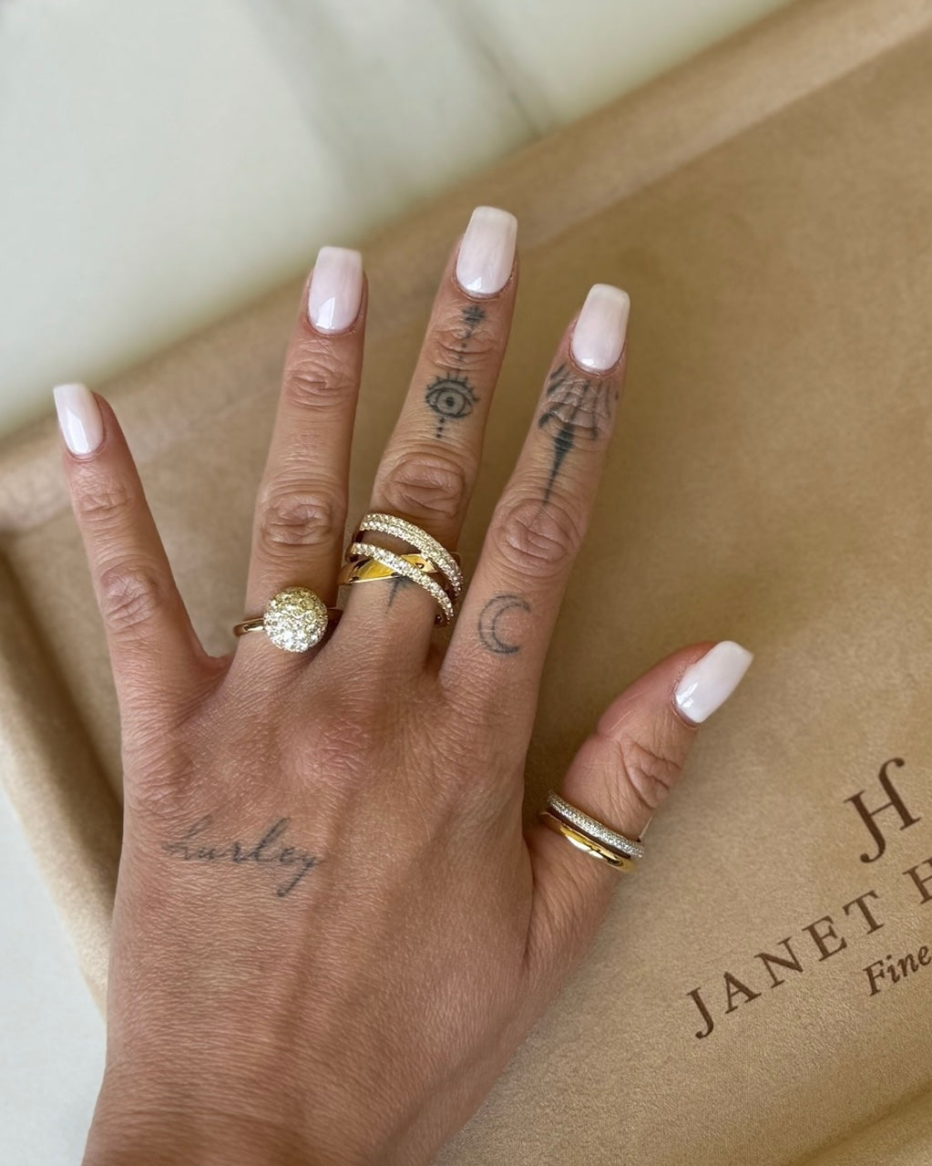 Diamond Bridge Ring