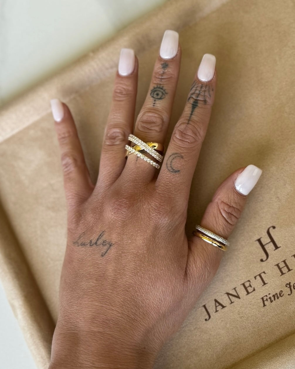 Diamond Bridge Ring