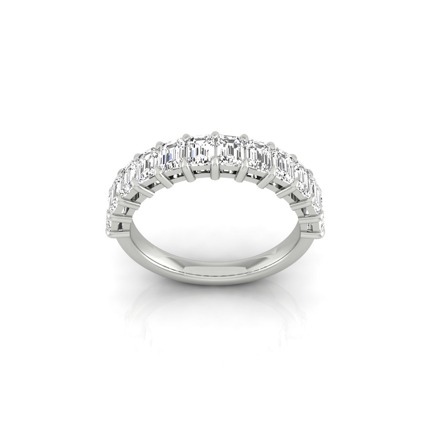 Half Lab Grown Diamond Eternity Ring