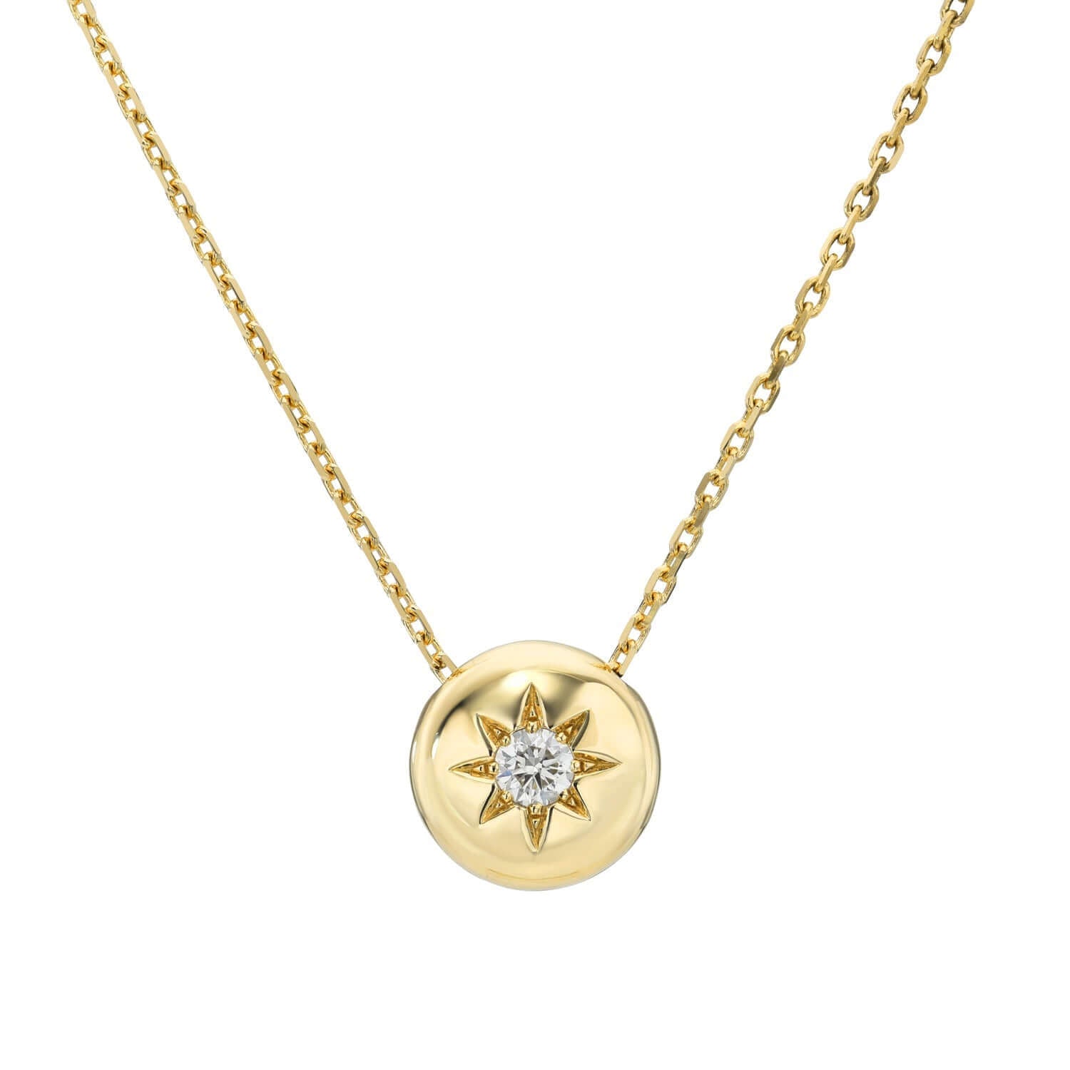 Diamond Star Ariel Necklace