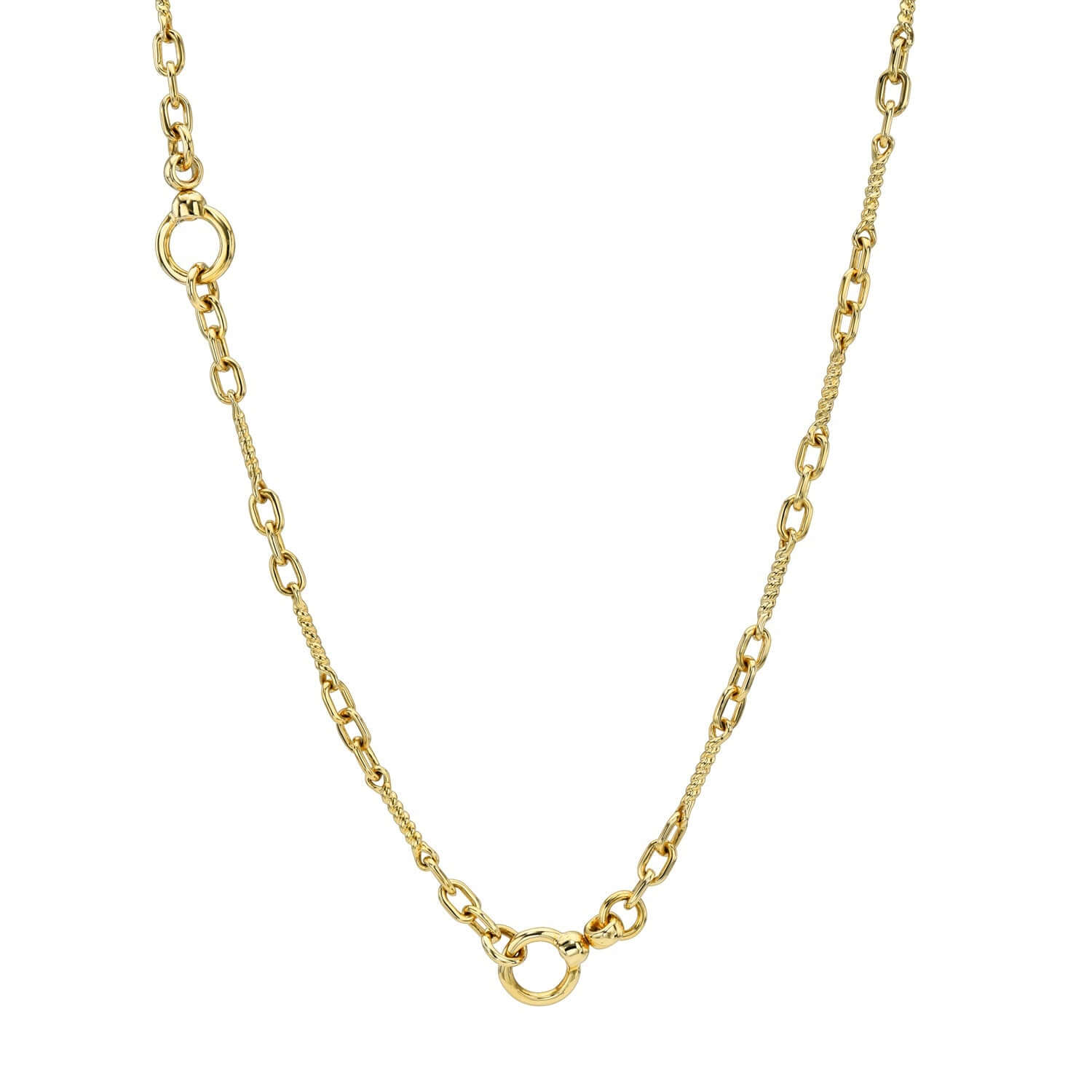 Diamond Twist Chain Necklace