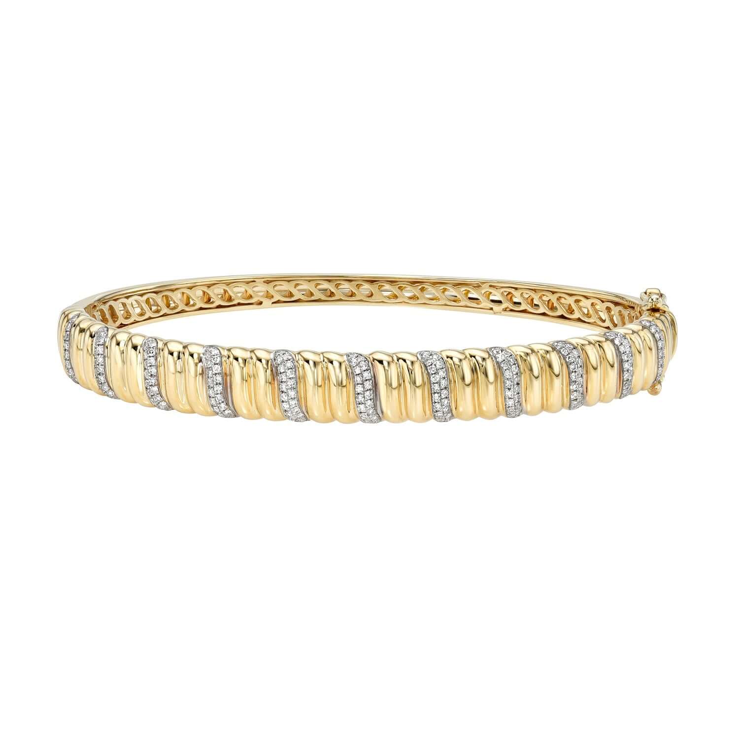 Diamond Wave Faye Bangle