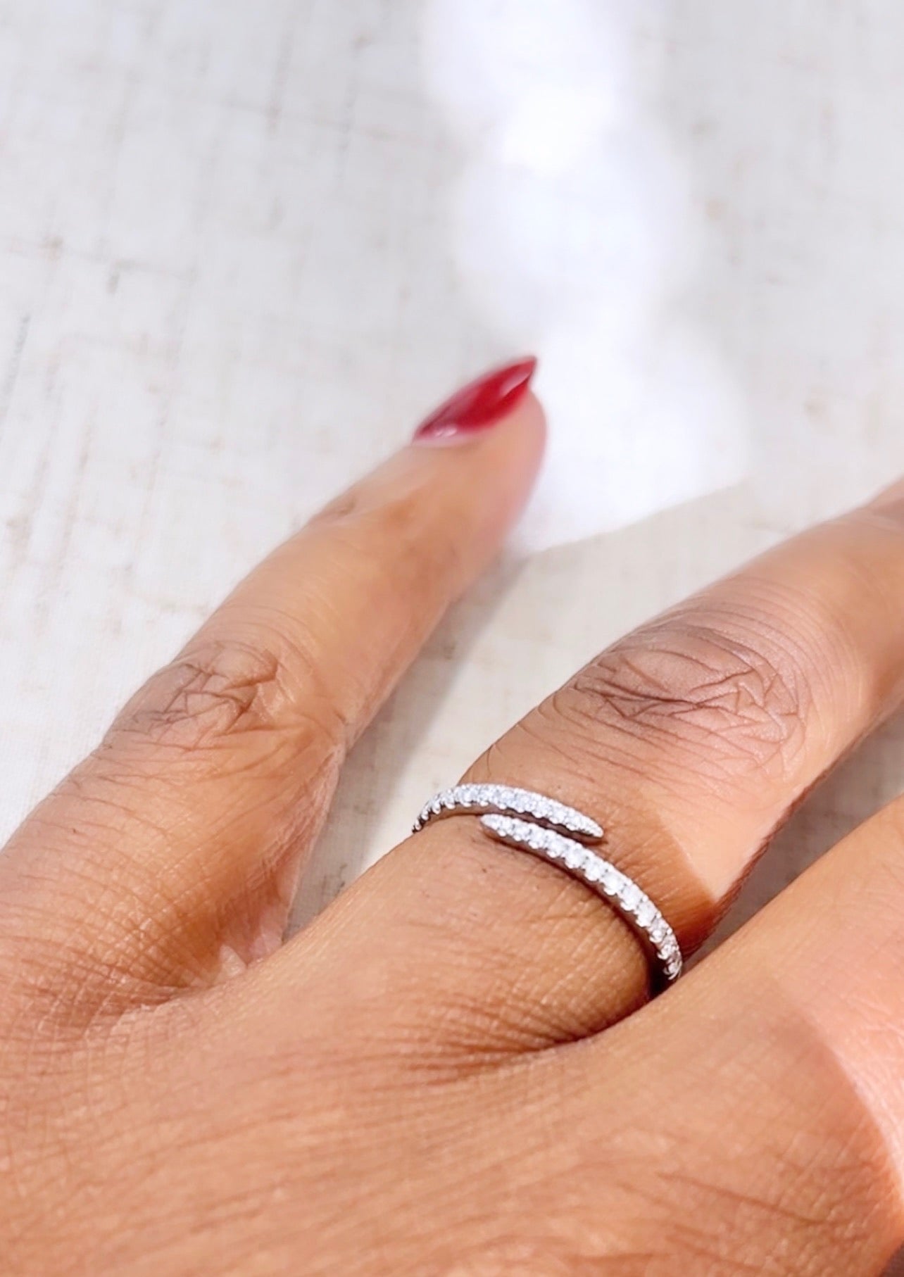 Mini Diamond Wrap Ring