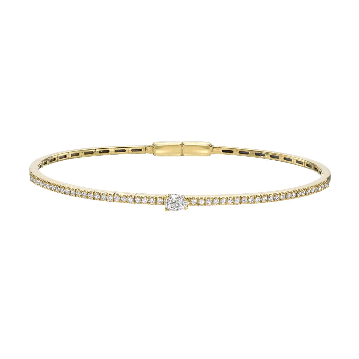 Mixed Cut Diamond Clara Bangle