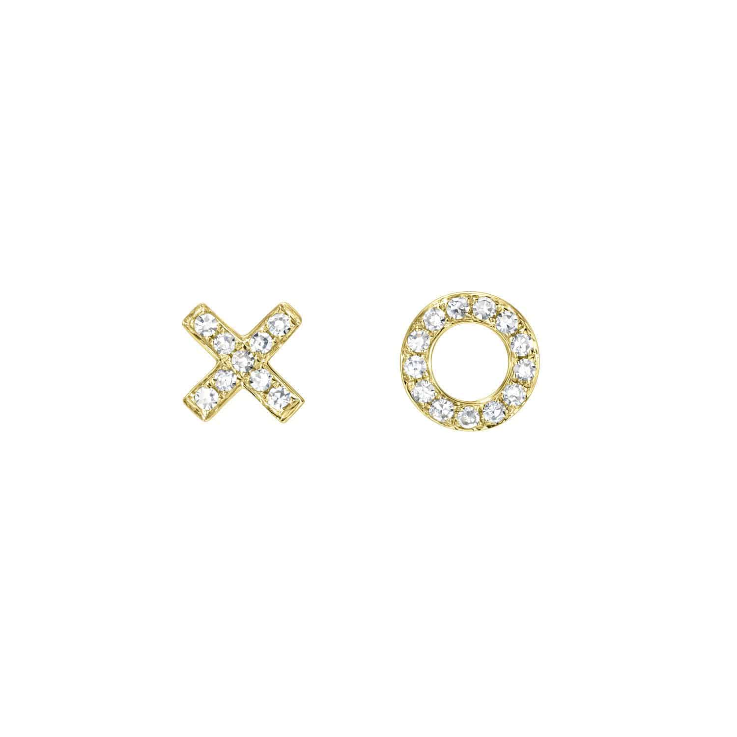 Diamond XO Studs