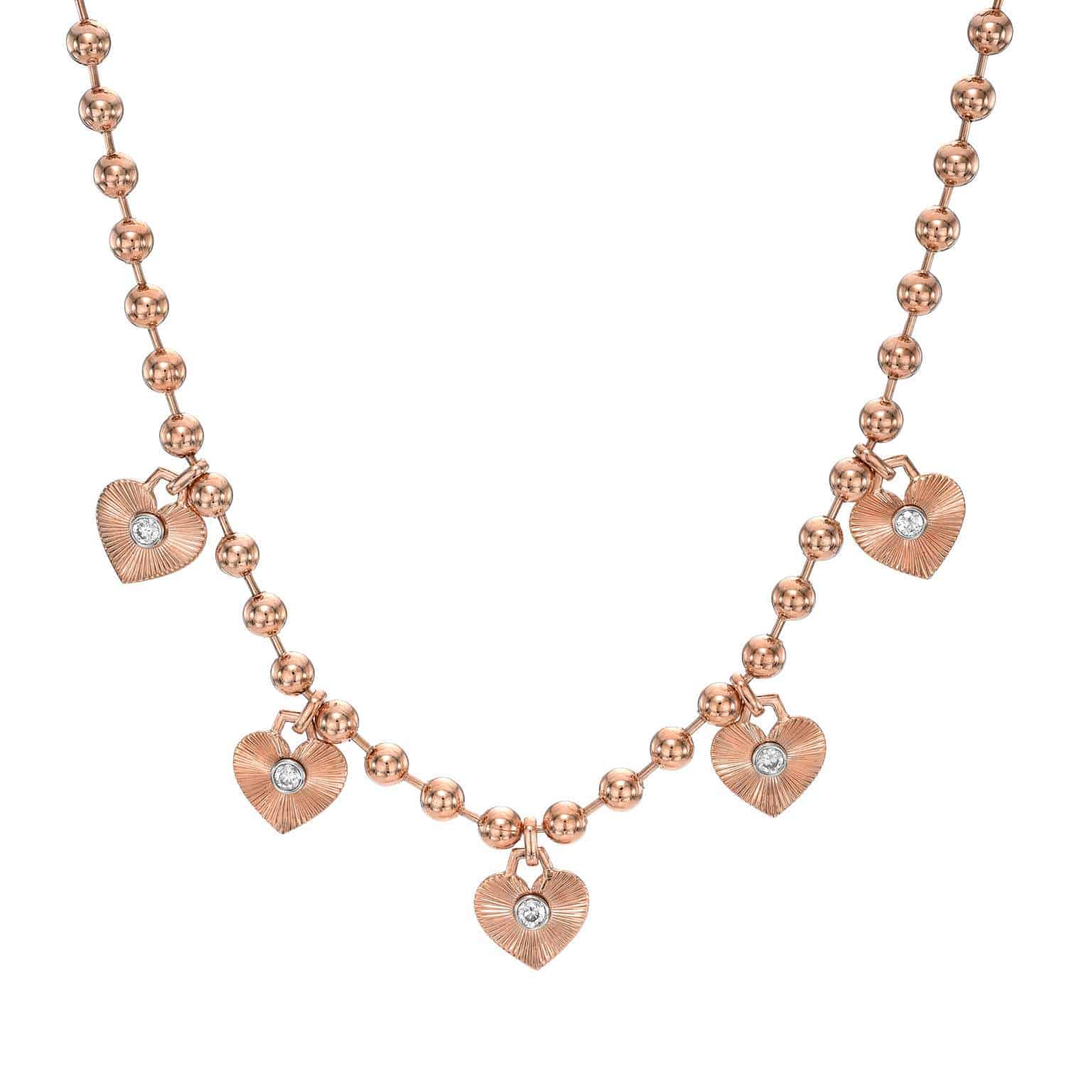 Diamond Heart Scarlett Necklace