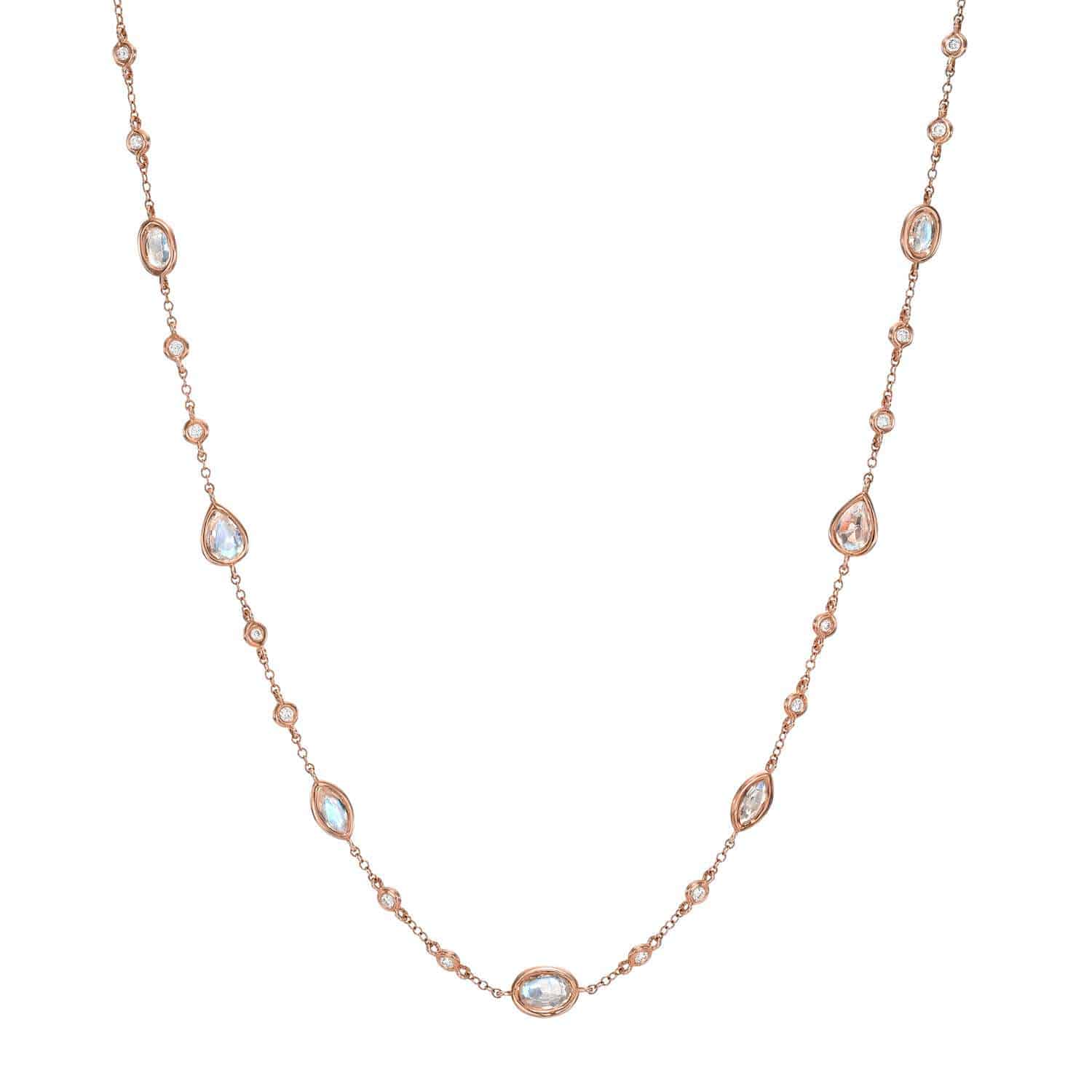 Morganite & Diamond Necklace