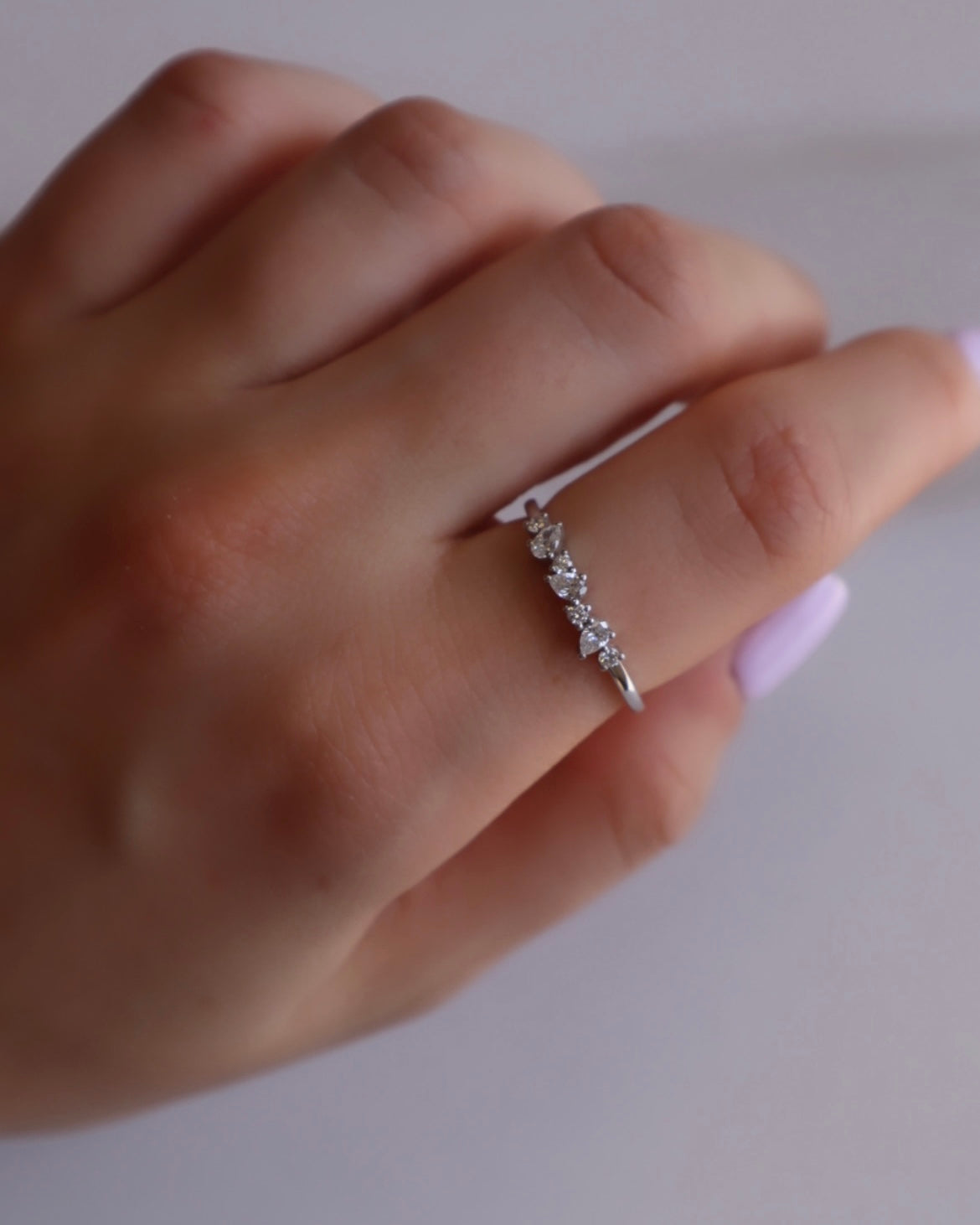 Mixed Cut Diamond Ring