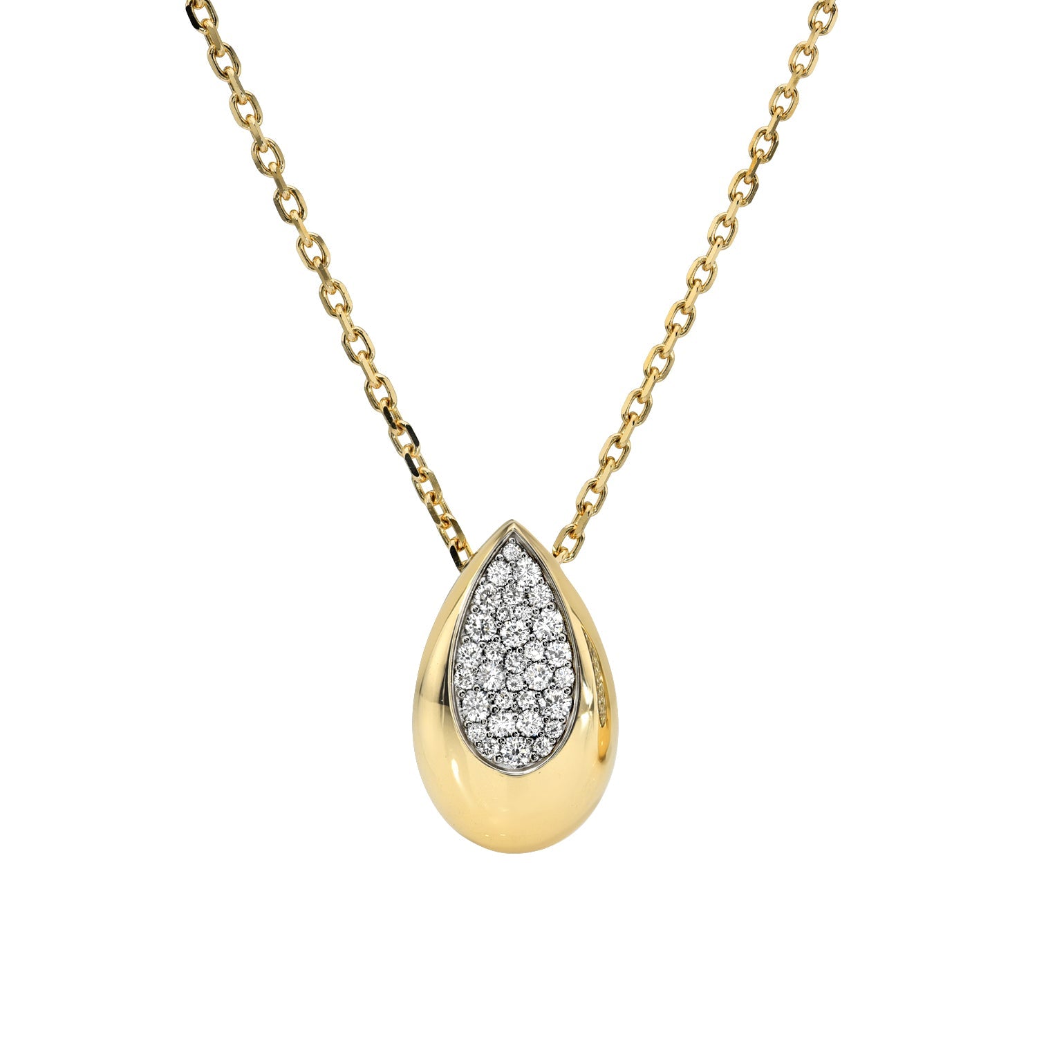 Diamond Teardrop Nola Necklace