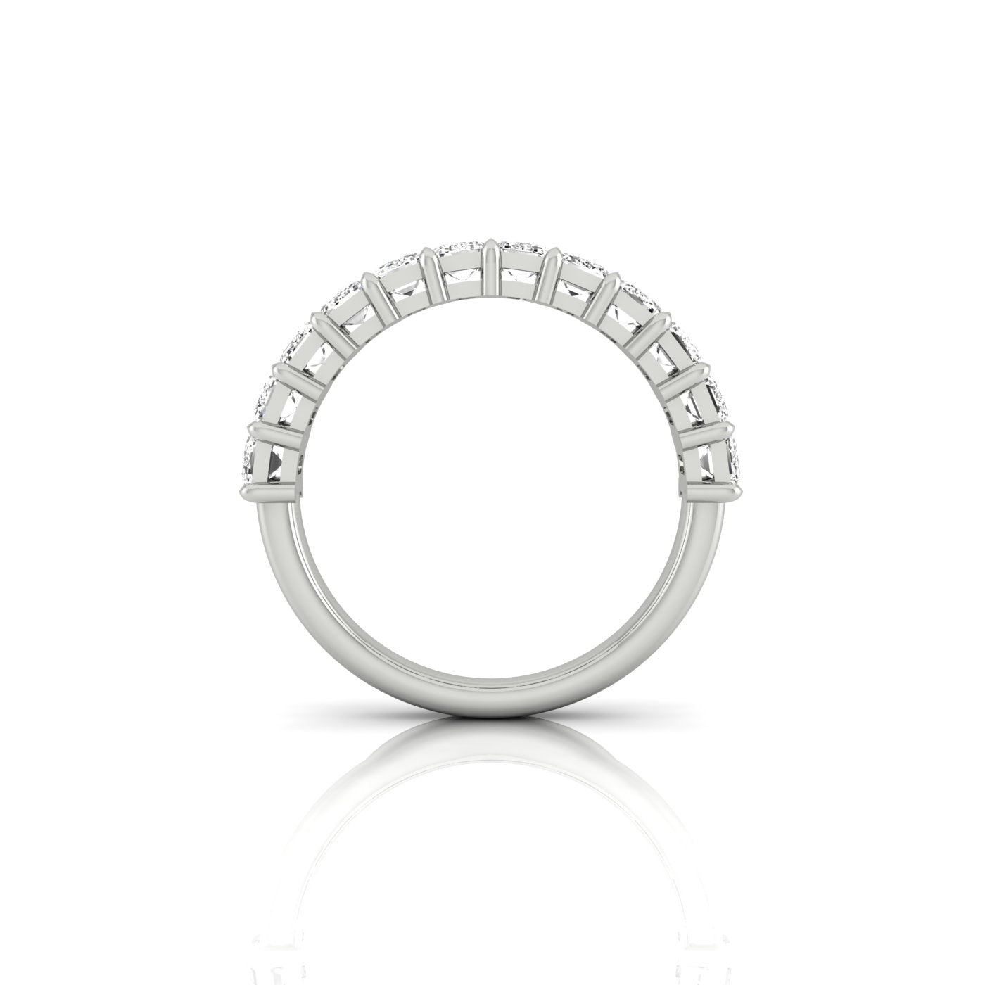 Half Diamond Eternity Ring