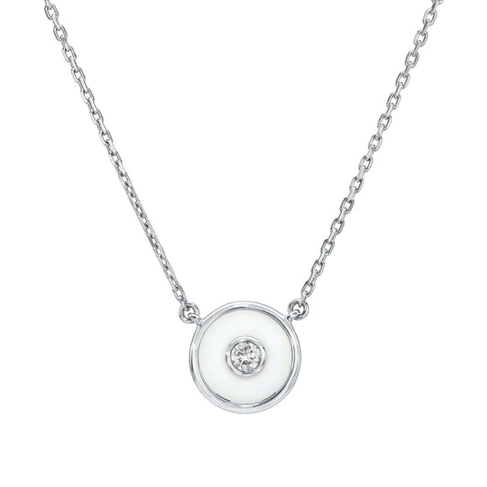 Round Diamond Cocholong Necklace