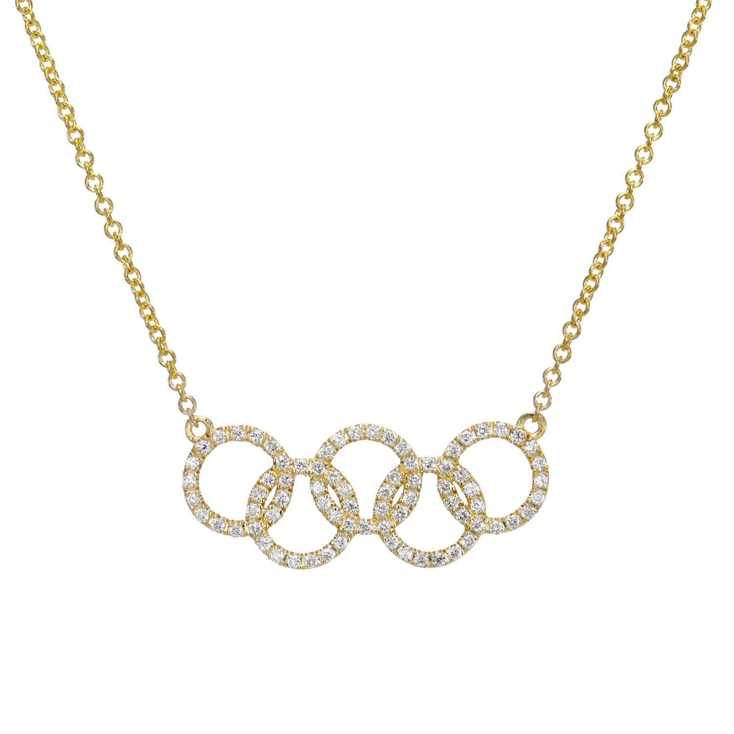 Diamond Rings Necklace