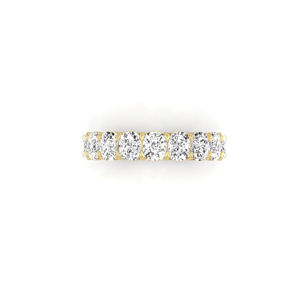 Half Diamond Eternity Ring