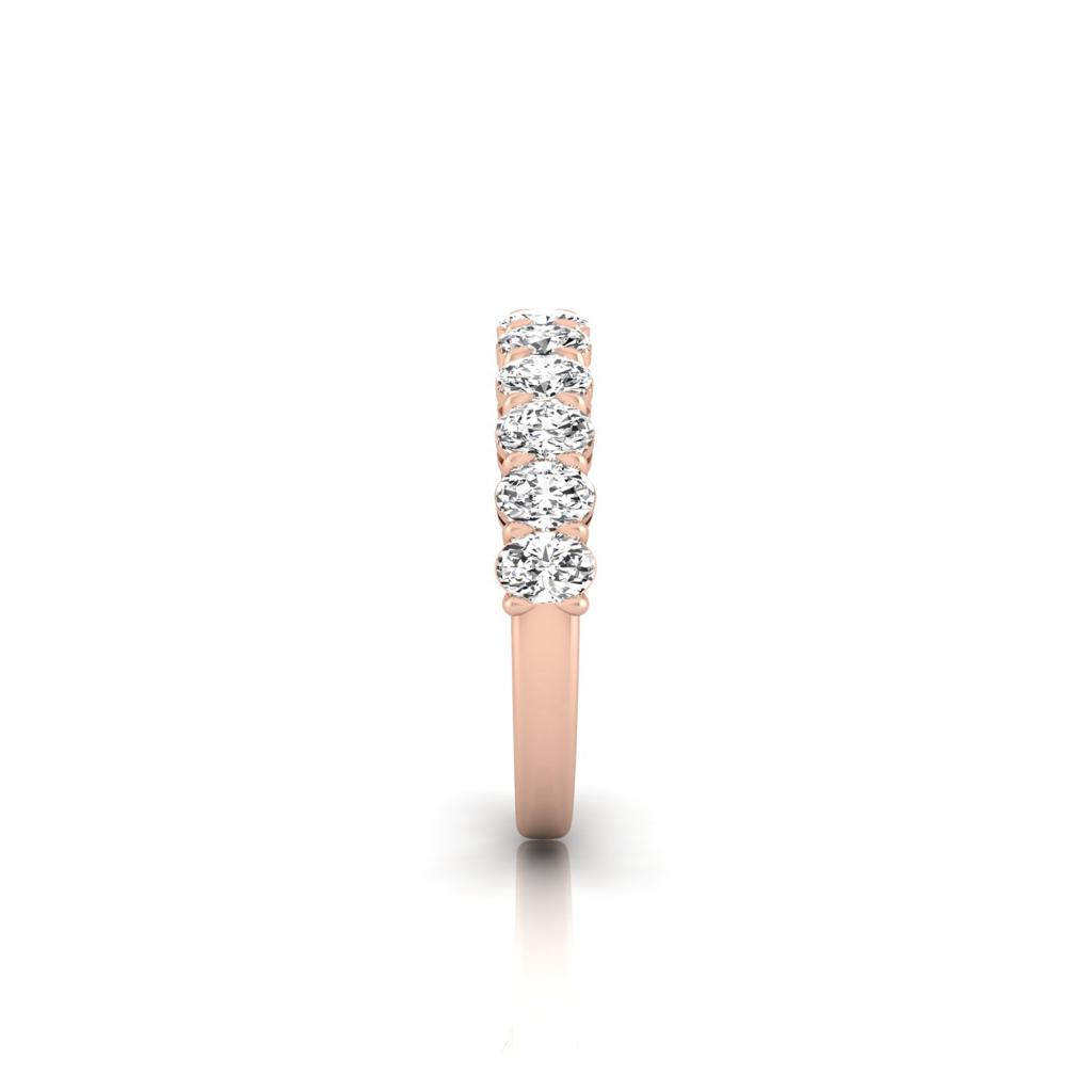 Half Diamond Eternity Ring