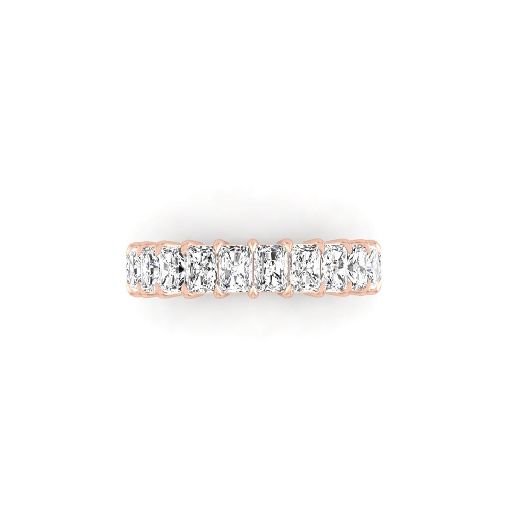 Half Diamond Eternity Ring