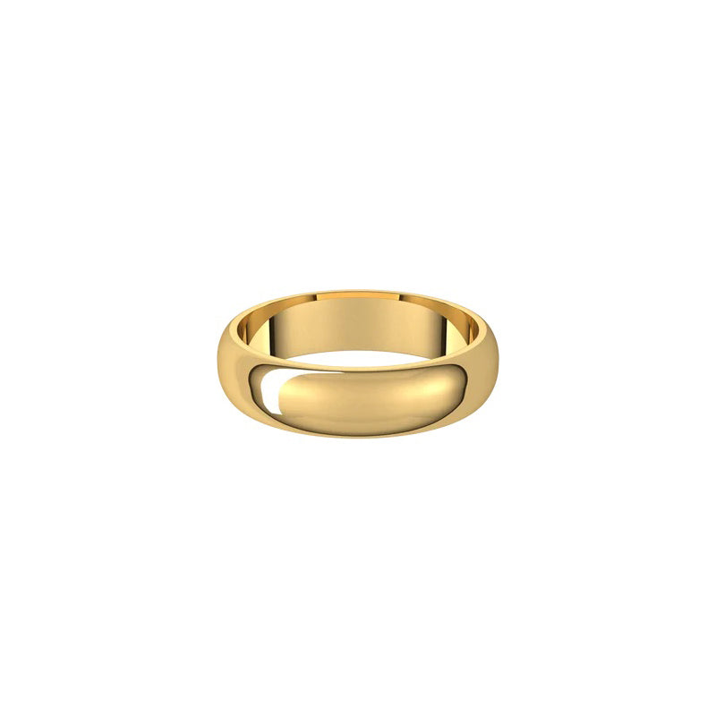5mm Half Round Wedding Ring