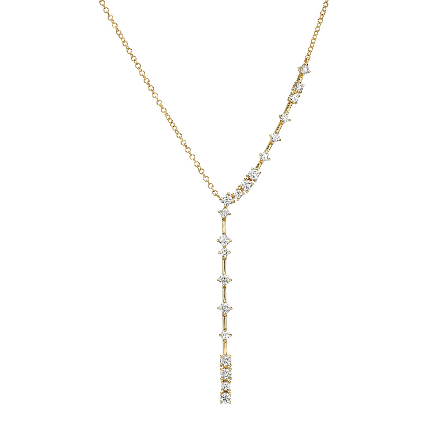 Diamond Constellation Lariat Necklace