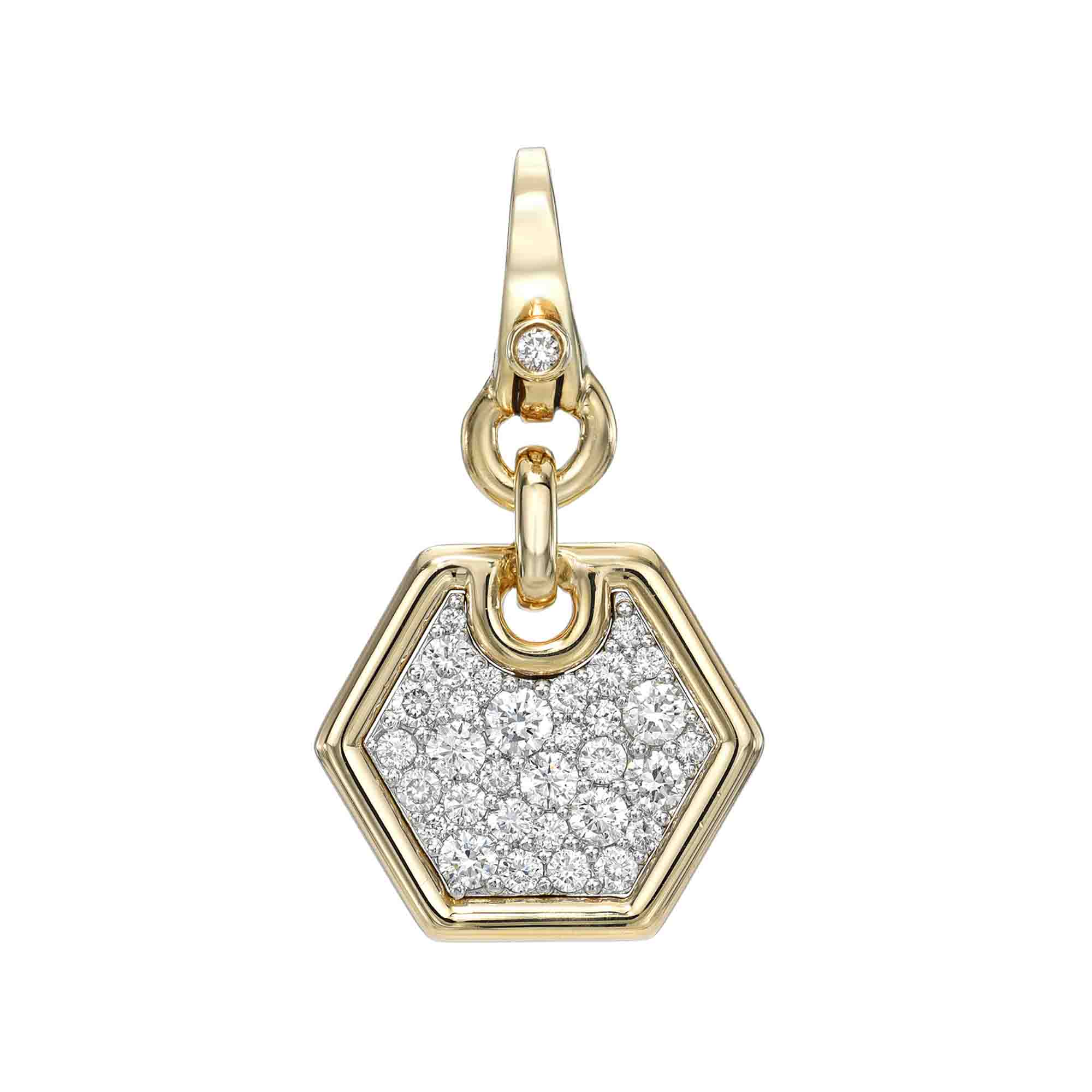 Mini Diamond Honeycomb Charm