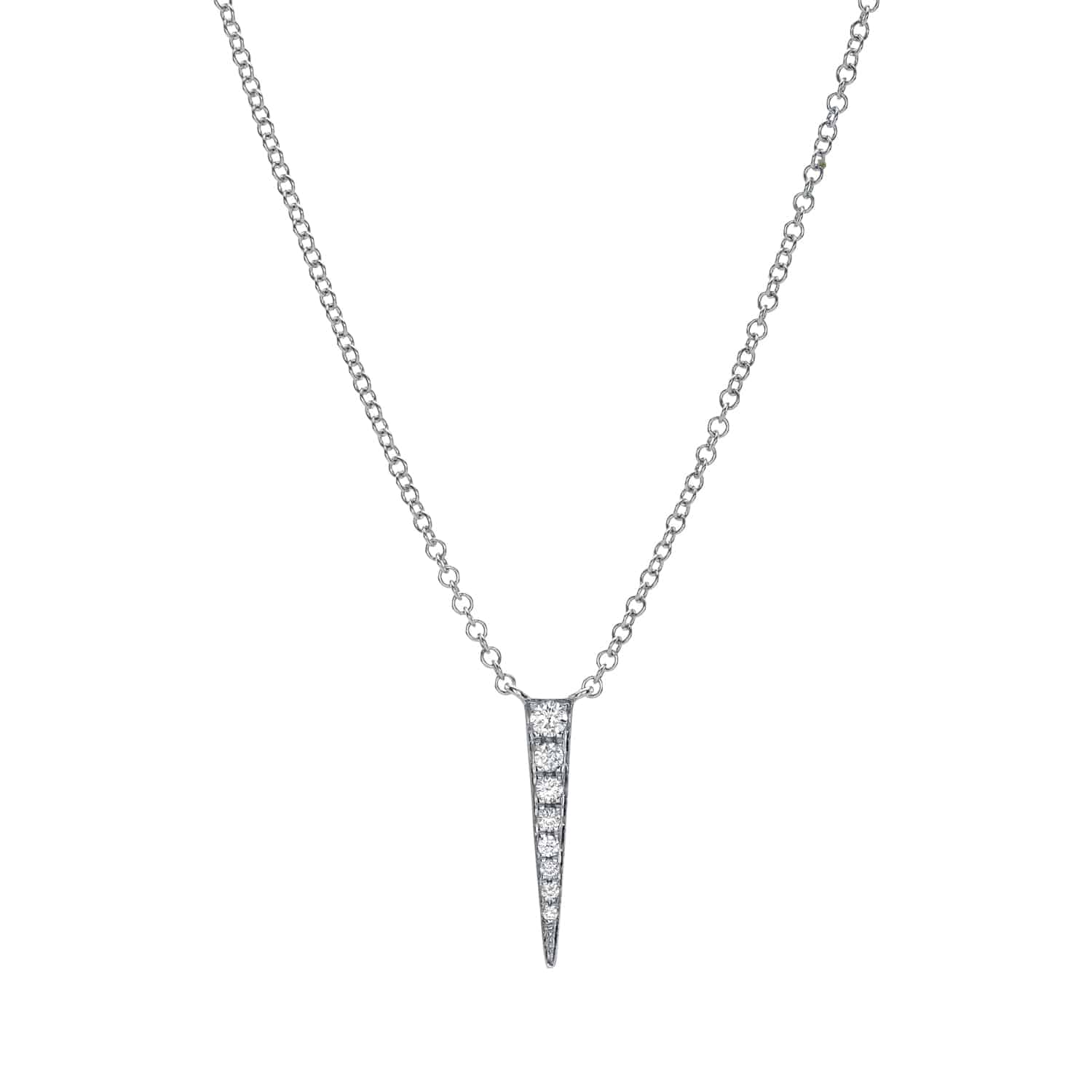 Mini Diamond Dagger Necklace